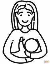 Breastfeeding Coloring Pages Wic Template Sketch Page sketch template