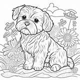 Printable Cute Dog Coloring Pages sketch template