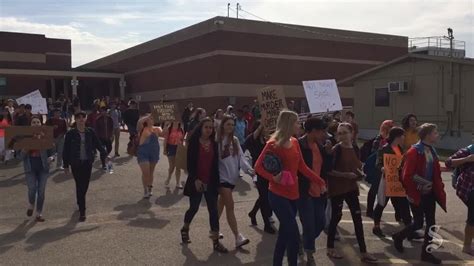 Student walkout at McNeil High School - YouTube