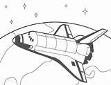 Spaceship Coloring Pages sketch template
