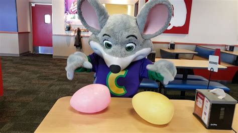 Chuck E Cheese and Surprise Eggs, Toys - YouTube