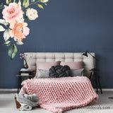 Rose Floral Wall Decals, Flower Nursery Wall Decals – Just For You Wall Decals, Removable ...
