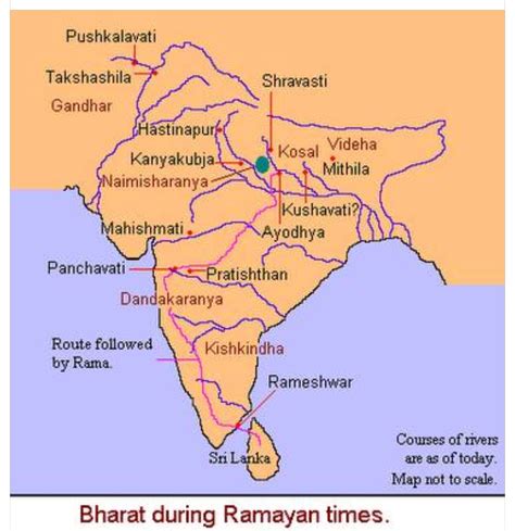 Map Of Ancient India Labeled