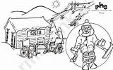 Ski Trip Winter Coloring Sheet Printable Pdf Download sketch template
