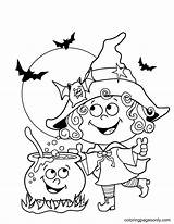 Halloween Witches Coloring Page  Free Printable Pages sketch template