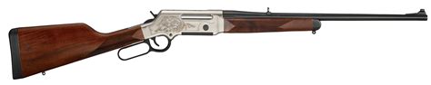 Henry H014D308 Long Ranger Deluxe 308 Win Caliber with 4+1 Capacity 20″ Blued Barrel Nickel ...