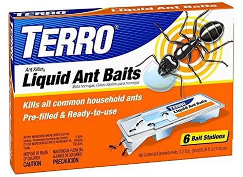 TERRO Liquid Ant Bait Ant Killer 6 Bait Stations - Walmart.com