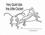 The Very Quiet Cricket Coloring Pages  Home sketch template