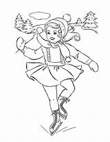 5 Ice Skating Coloring Pages  The Graphics Fairy sketch template