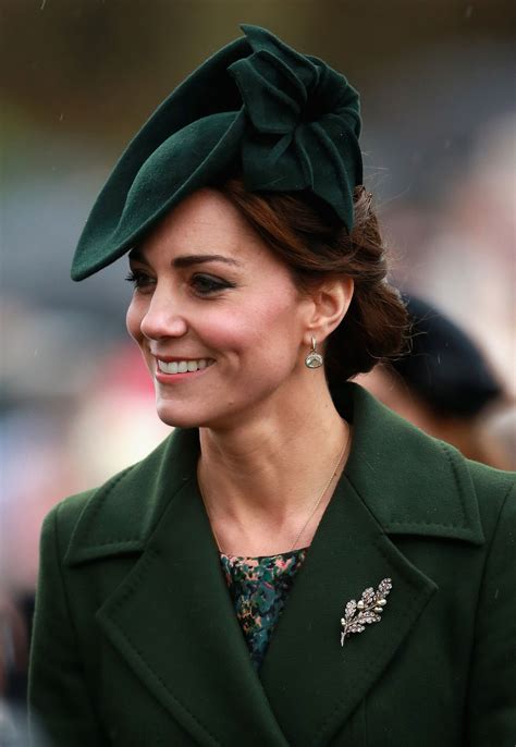 Kate Middleton, Duchess of Cambridge Wears Green Coat on Christmas Day 2015 | Glamour