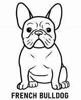 French bulldog coloring Page With Name sketch template