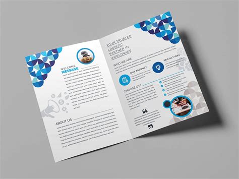 Two Fold Brochure – Calep.midnightpig.co Pertaining To Two Fold Brochure Template Psd ...