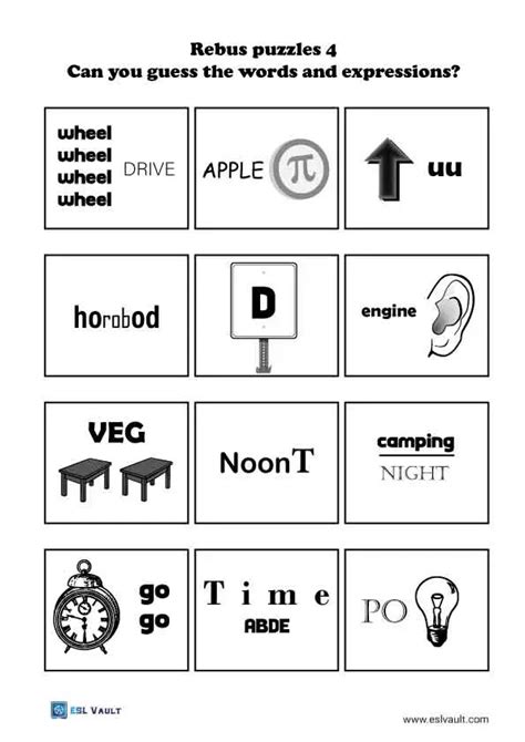 Easy Rebus Puzzles With Answers