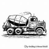 Cement Truck Coloring Pages  Free & Printable sketch template