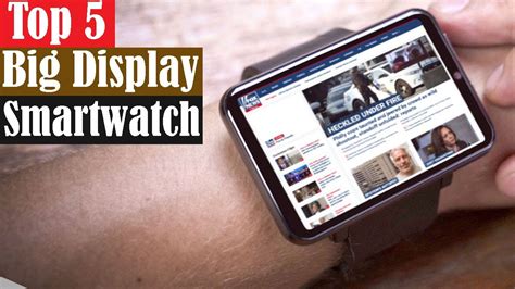 Top 5 Best Smartwatches with Big Display - YouTube