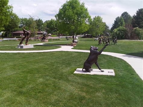 We took a walk around the sculpture park in Loveland, CO. Look for more ...