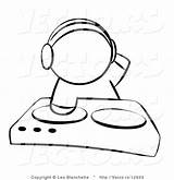 Dj Blend Coloring Pages sketch template