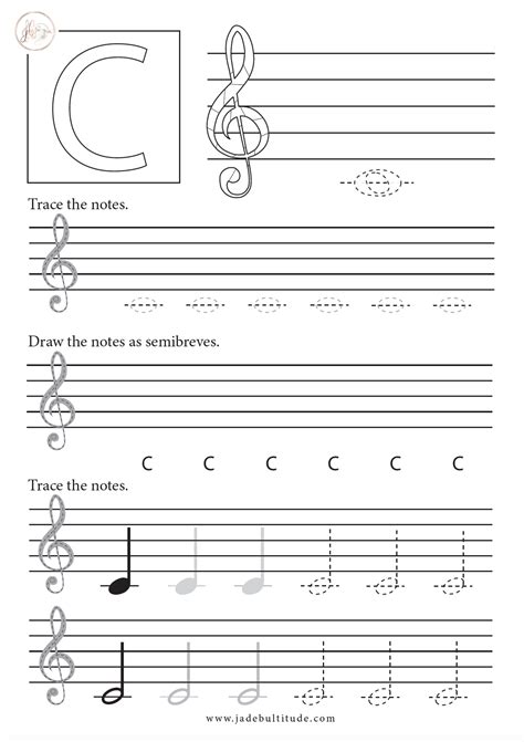 How to Draw your Notes in the Treble Clef - Jade Bultitude