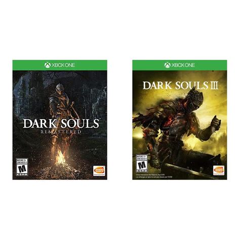 Amazon.com: Dark Souls Remastered - Xbox One & Dark Souls III - Xbox One Standard Edition: Video ...