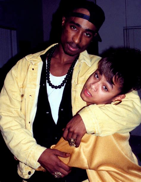 Jada Pinkett Smith With Tupac