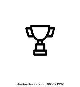 Trophy Icon Outline Style Stock Vector (Royalty Free) 1905591229 ...