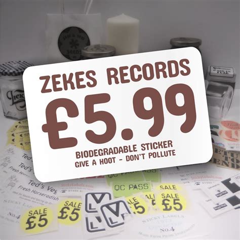 Biodegradable Sticky Labels | Biodegradable Printed Stickers