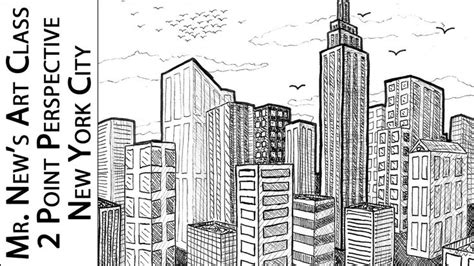 Viewer Request: Drawing New York City - 2 Point Perspective Tutorial ...