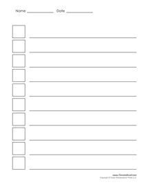 the printable worksheet is shown for students to use