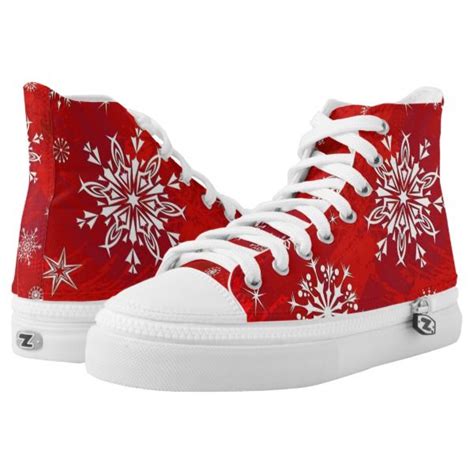 Fantastic Christmas High Top ZIPZ SHoes! | Zazzle.com | High tops ...