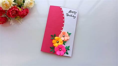 Beautiful Handmade Birthday card idea / DIY Greeting Pop up Cards for Birthday. - YouTube
