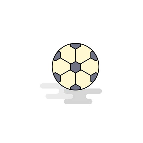 Flat Football Icon Vector 14384087 Vector Art at Vecteezy