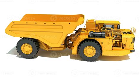 Mining Dump Truck heavy construction machinery 3D rendering on white background 36388946 Stock ...