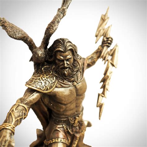 Greek God Of Thunder Zeus // Cast Bronze Statue - RARE-T - Touch of Modern
