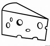Cheese Coloring Page » Turkau sketch template