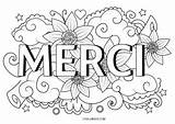Coloriages  Merci Gratuits à Imprimer sketch template