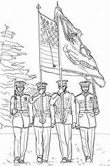 Color Guard Coloring Page  Free Printable Pages For Kids sketch template