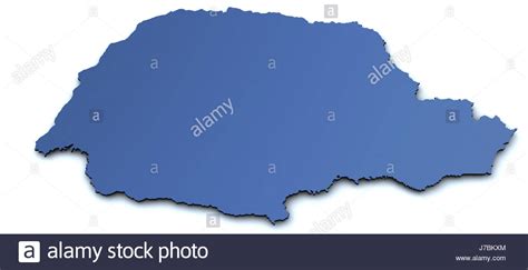 map of parana - brazil Stock Photo - Alamy