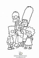 The Simpsons Coloring Pages FREE 2025  Coloring And Learn sketch template