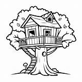 Premium Vector  Simple TreeHouse drawing colouring Book Cover Design sketch template
