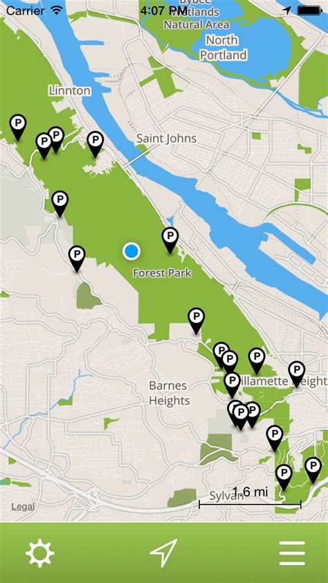 App Shopper: Forest Park Offline Trail Map, Portland, Oregon (Navigation)