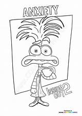 Free Inside Out 2 Coloring Pages  For Kids sketch template