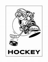 Hockey Coloring Pages – Printable FREE sketch template