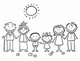 Printable Happy Family Coloring Pages For Kids  Etsy Canada sketch template