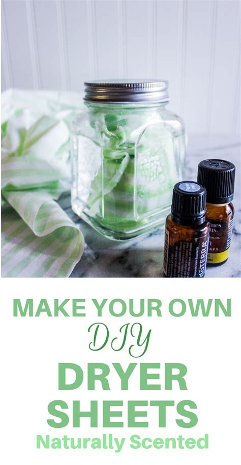 Natural and Homemade DIY Dryer Sheets | Diy dryer sheets, Homemade ...