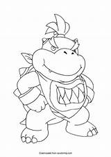 Bowser Jr Coloring Page Download Printable PDF  Templateroller sketch template