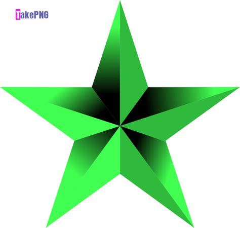 Green Star Background Clip Art