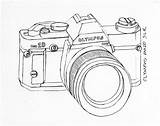 Camera Drawing Tumblr Sketch Coloring Page sketch template