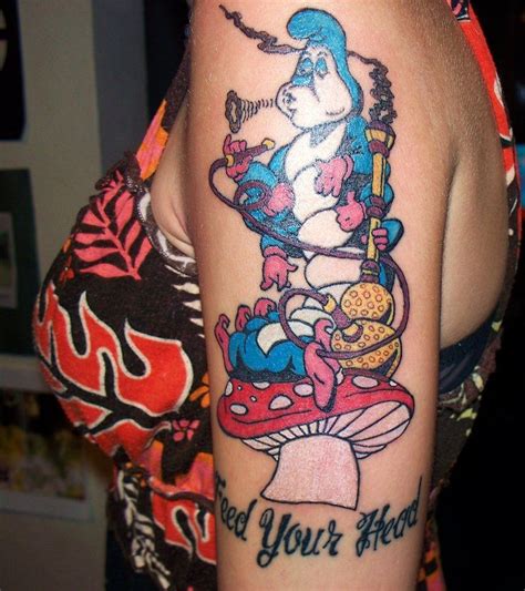 A tattoo of the Disney Hookah Smoking Caterpillar from Alice in Wonderland « « Ratta Tattoo