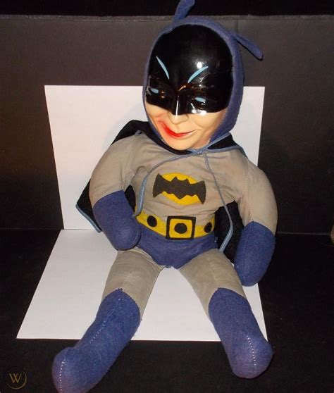 Vintage Batman Plush Doll - 1966 Commonwealth Toys/Doll Co. - 21" Doll ...