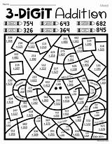 Math Addition Activity Sheets Coloring sketch template